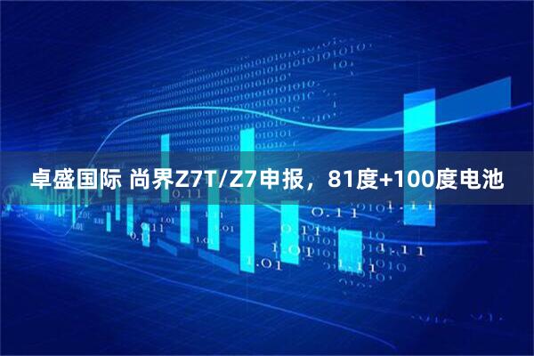 卓盛国际 尚界Z7T/Z7申报，81度+100度电池