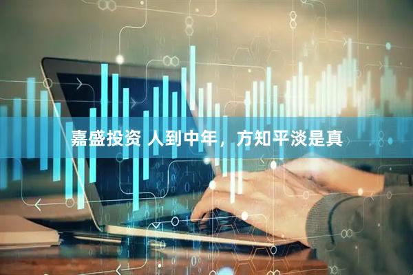 嘉盛投资 人到中年，方知平淡是真